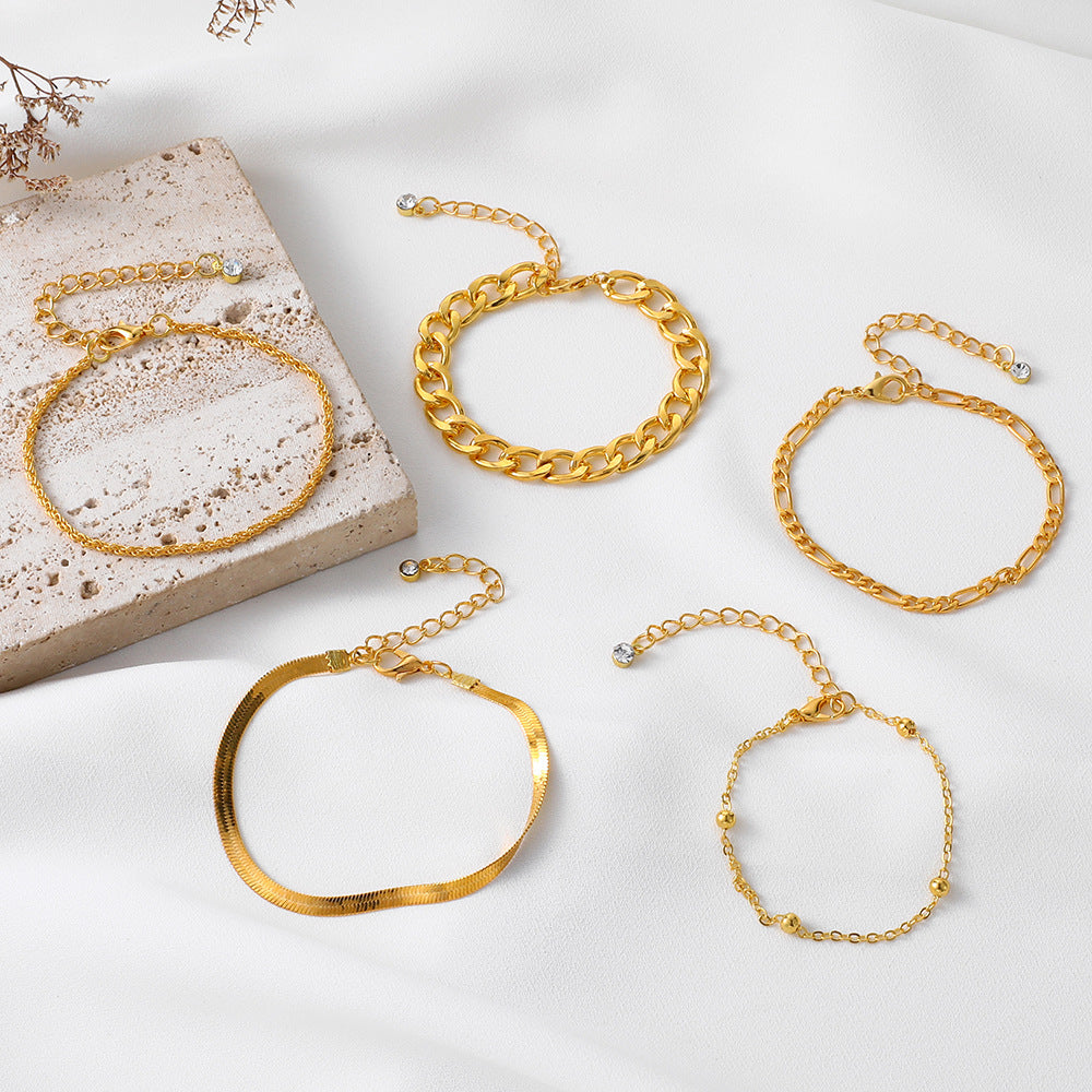 Klassische Gold Armband mit zeitloser Eleganz