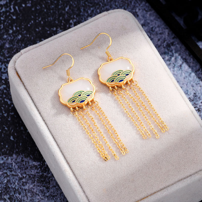 Atemberaubende Gold Ohrring für den Alltag