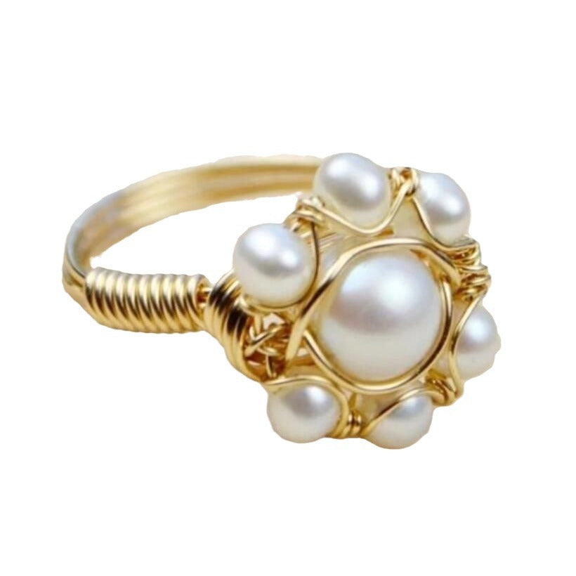 Elegante Perlen Ring für jeden Anlass