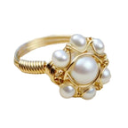 Elegante Perlen Ring für jeden Anlass