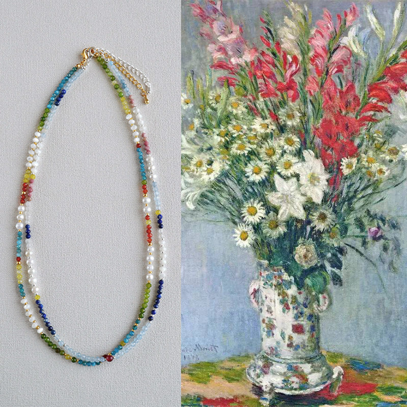 Romantische Perlen Halskette für besondere Momente