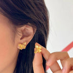 Schöne Gold Halskette mit einzigartigem Stil