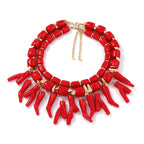 Zarte handwerkliche Halskette