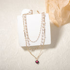 Schöne Perlen Halskette mit einzigartigem Stil