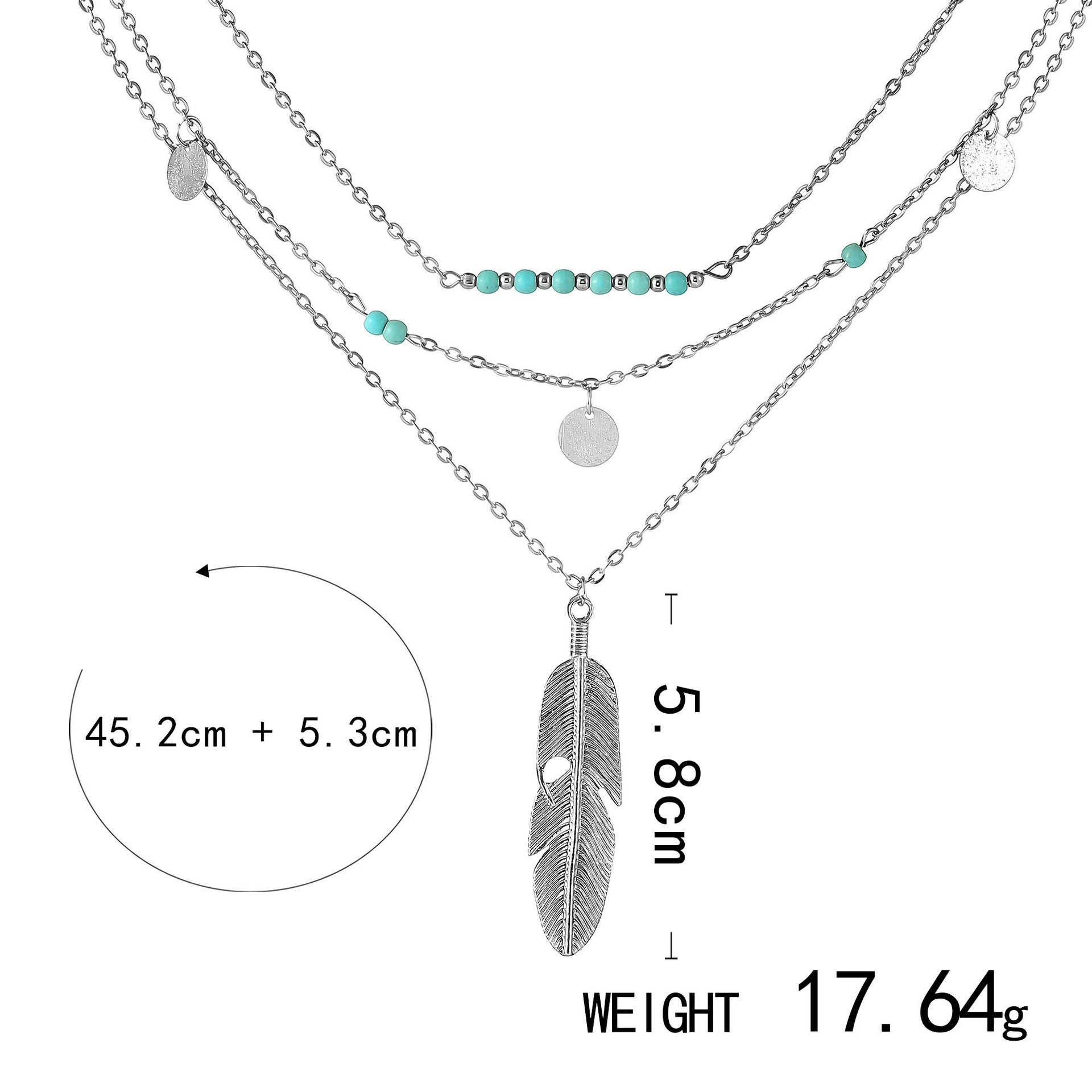 Schöne Halskette mit einzigartigem Stil
