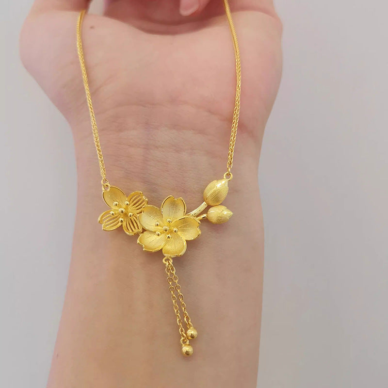 Romantische Gold Halskette für besondere Momente