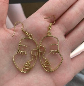 Handgefertigte Vintage Ohrring