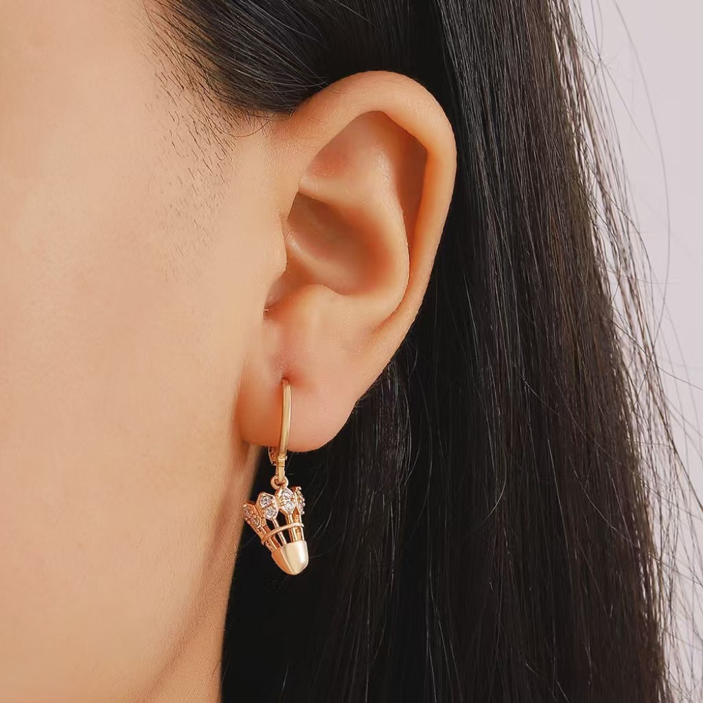 Atemberaubende Ohrring für den Alltag