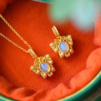 Zarte handwerkliche Silber Halskette