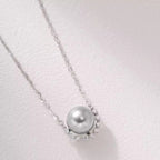 Zarte handwerkliche Perlen Halskette