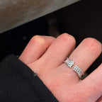 Zarte handwerkliche Ring