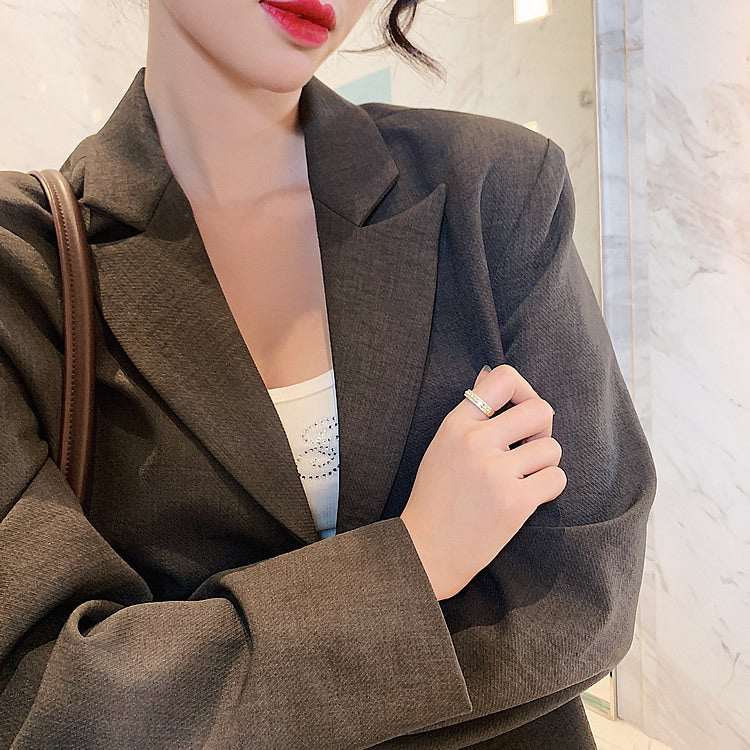 Handgefertigte Vintage Perlen Ring