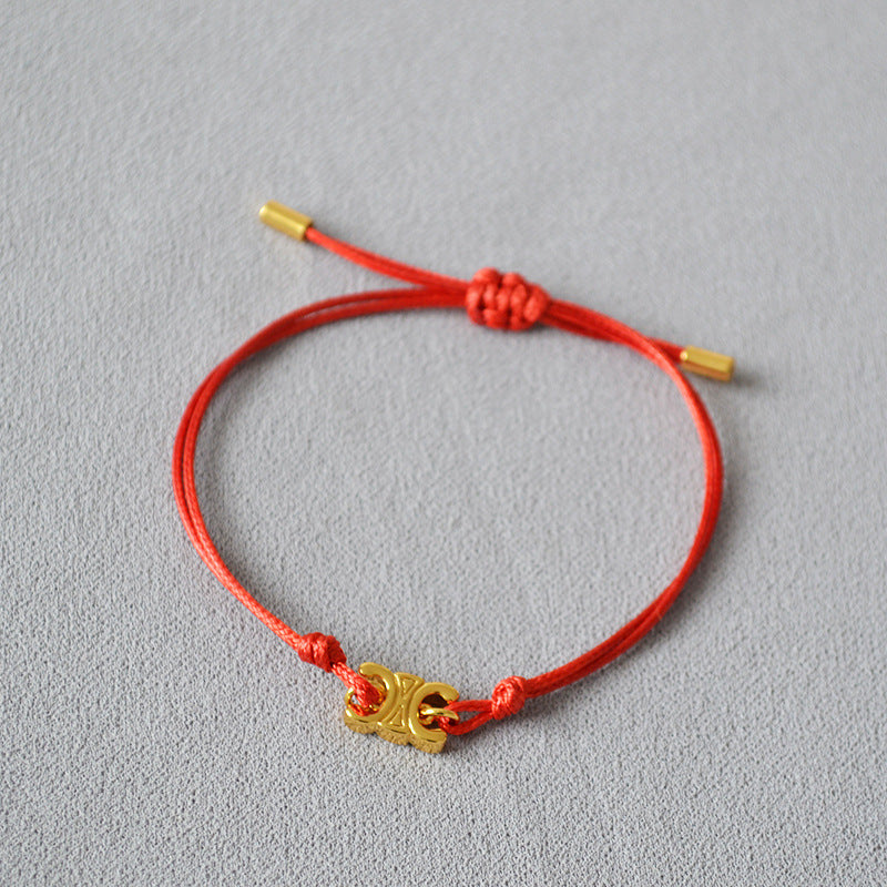 Handgefertigte Vintage Gold Armband