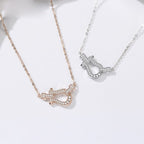 Zarte handwerkliche Halskette