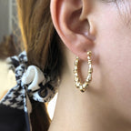 Atemberaubende Ohrring für den Alltag