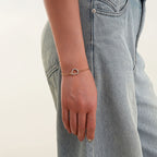 Zarte handwerkliche Gold Armband