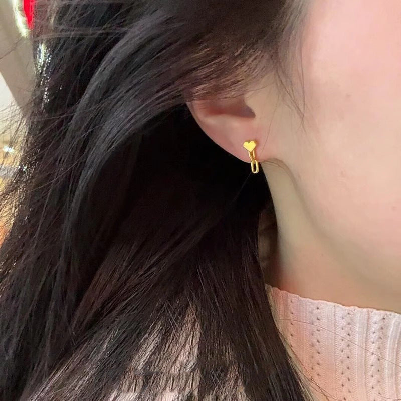 Atemberaubende Gold Ohrring für den Alltag