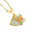 Zarte handwerkliche Halskette