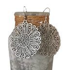 Handgefertigte Vintage Silber Ohrring