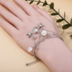 Handgefertigte Vintage Perlen Armband