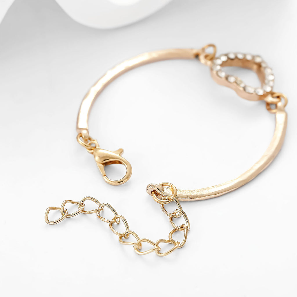 Zarte handwerkliche Gold Armband