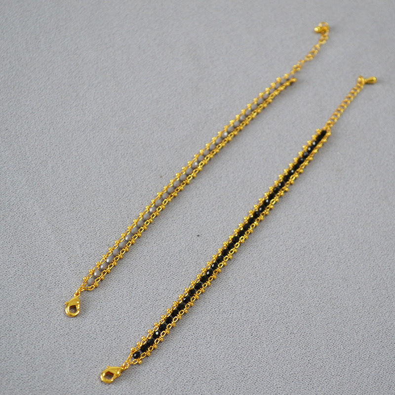 Handgefertigte Vintage Gold Armband