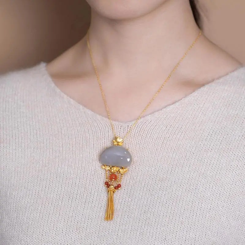 Romantische Gold Halskette für besondere Momente