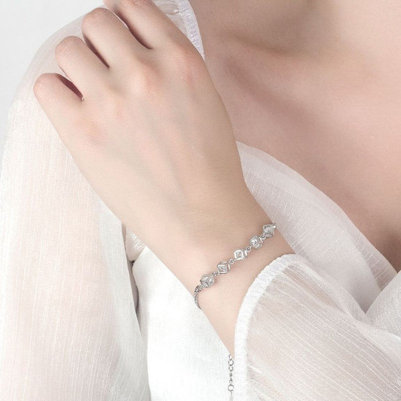 Romantische Silber Armband für besondere Momente