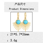 Atemberaubende Gold Ohrring für den Alltag