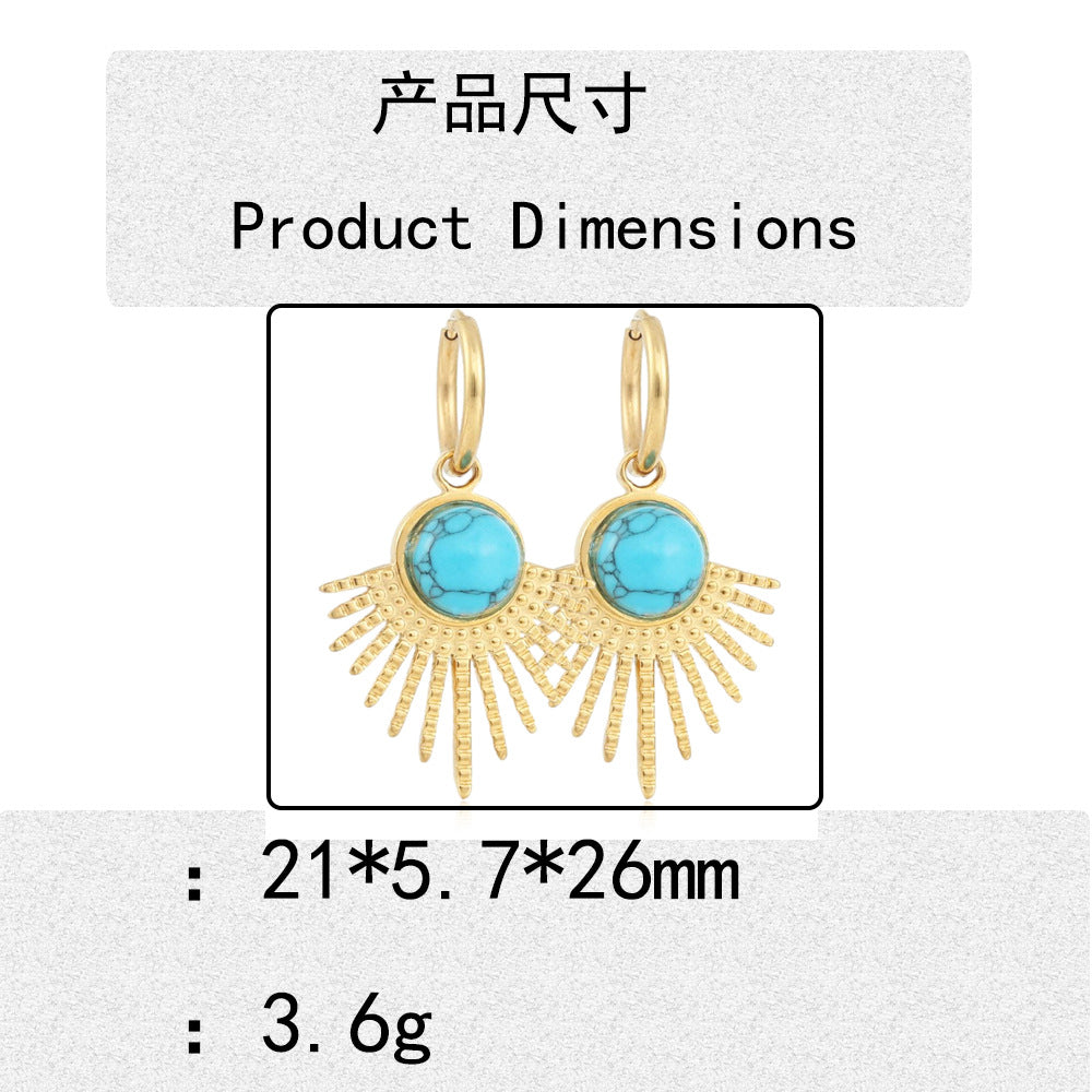 Atemberaubende Gold Ohrring für den Alltag