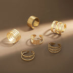 Atemberaubende Gold Ring für den Alltag