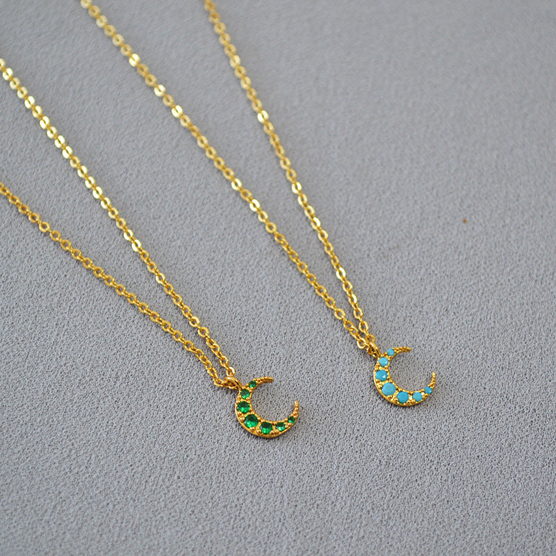 Schöne Gold Halskette mit einzigartigem Stil