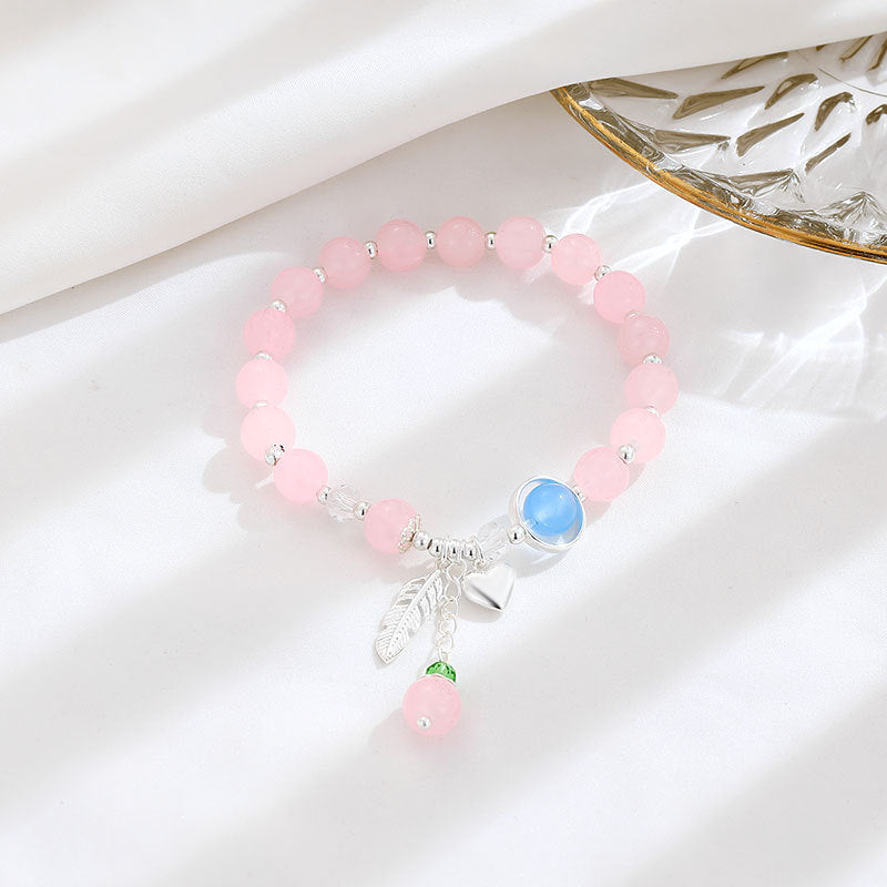 Zarte handwerkliche Silber Armband