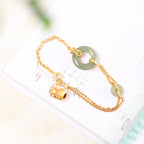 Zarte handwerkliche Silber Armband