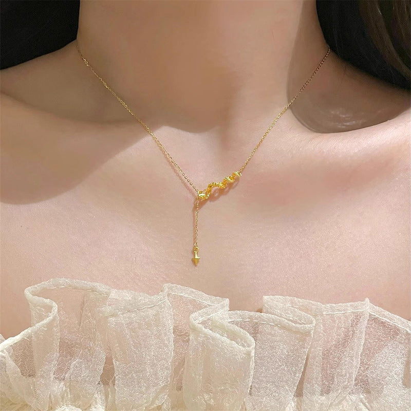 Romantische Gold Halskette für besondere Momente