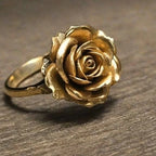 Handgefertigte Vintage Gold Ring
