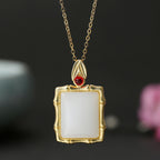 Zarte handwerkliche Gold Halskette