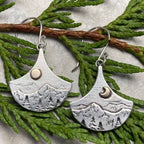 Zarte handwerkliche Ohrring