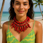 Zarte handwerkliche Halskette