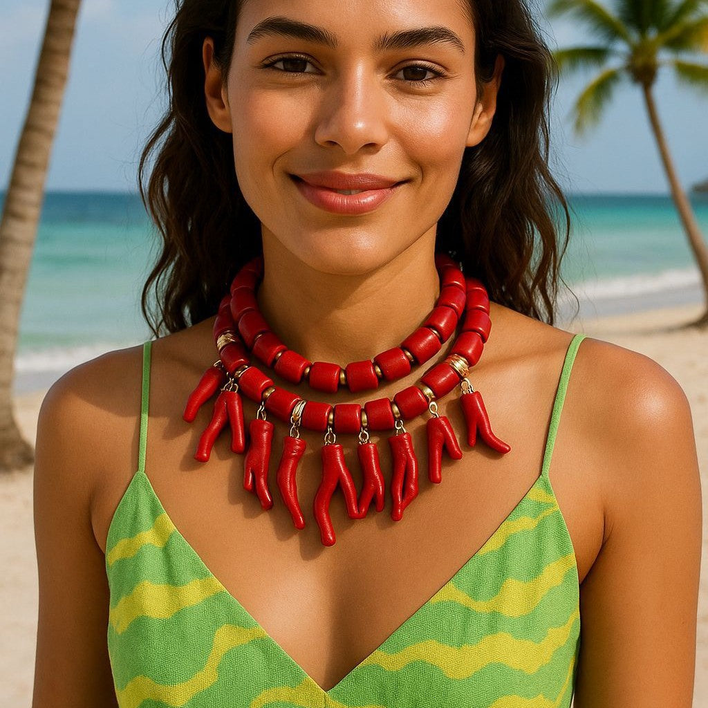 Zarte handwerkliche Halskette