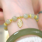 Zarte handwerkliche Gold Armband