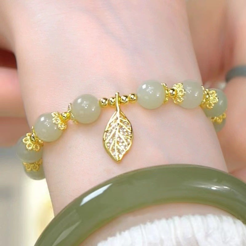 Zarte handwerkliche Gold Armband