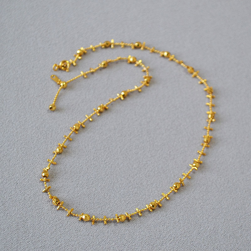 Atemberaubende Gold Halskette für den Alltag