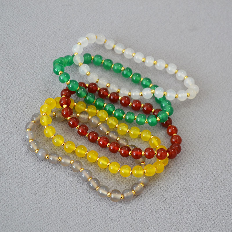 Zarte handwerkliche Gold Armband