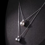 Schöne Perlen Halskette mit einzigartigem Stil