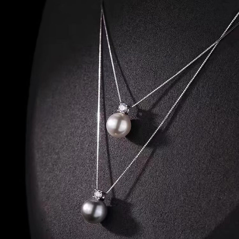 Schöne Perlen Halskette mit einzigartigem Stil