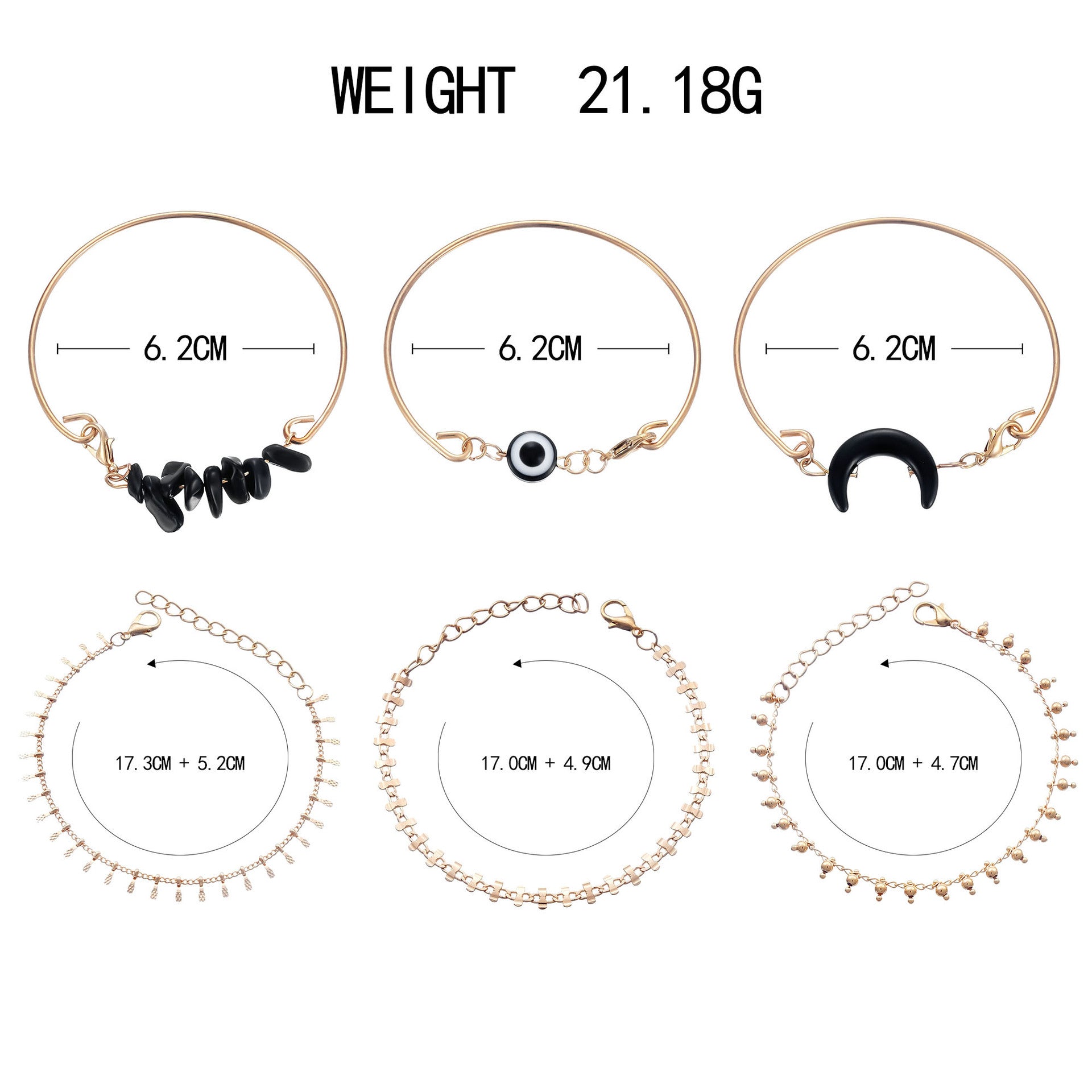 Romantische Gold Armband für besondere Momente