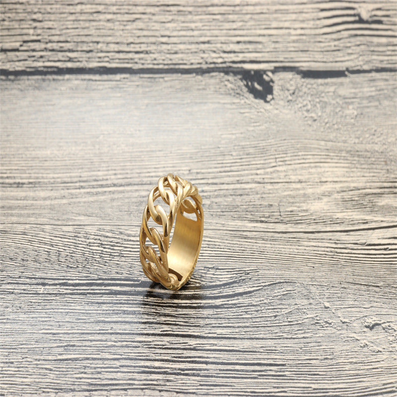 Handgefertigte Vintage Gold Ring