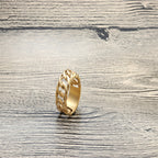 Handgefertigte Vintage Gold Ring