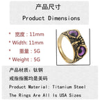 Zarte handwerkliche Ring